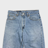Vintage 90s Levi's 550 Jeans Mens 33x32 Blue Relaxed Fit Tapered Leg Light Wash Pants