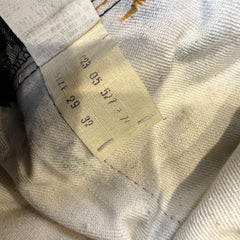 Vintage 80s Levi's 684 Jeans Mens 28x32 Blue Big Bells Bell Bottoms Dark Wash Orange Tab Denim Pants