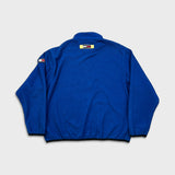 Vintage 90s Tommy Hilfiger Fleece Mens Large Blue Full Zip Tommy Flag Distressed Jacket