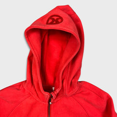 Lululemon Scuba Hoodie Womens Size 8 Red Full Zip Sports Hooded Sweater