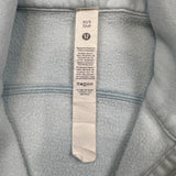Lululemon Scuba Oversized Full Zip Hoodie Womens Small Blue Hooded Sweater