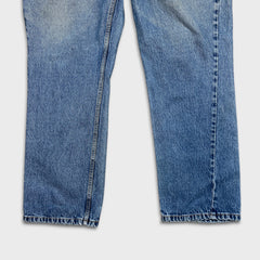 Vintage 90s Levi's Jeans Mens 38x30 Blue Relaxed Fit Light Wash Orange Tab Denim Pants
