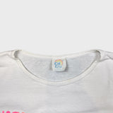 Vintage 80s NASA Kennedy Space Center T Shirt Womens Medium White Boxy Crop Pocket USA Tee