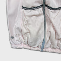Lululemon Vest Jacket Womens Small Pink Lightweight 1/2 Zip Cycling Yoga 3M