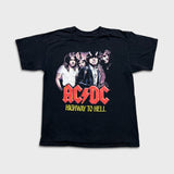 AC/DC T Shirt Mens Large Black Highway To Hell Graphic Rock Band Short Sleeve Tee