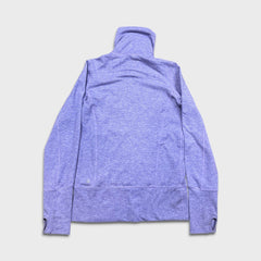 Lululemon In Stride Jacket Womens Size 4 Purple Full Zip Hooded Active Thumbhole