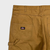 Dickies Pants Mens 40x32 Beige Double Knee Carpenter Hammer Loop Workwear Canvas