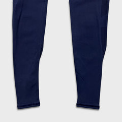 Lululemon Reveal 7/8 Tight Womens Medium Blue Mid Rise Seamless Yoga Leggings