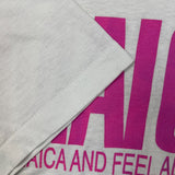 Vintage 90s Jamaica T Shirt Mens XL White Feel All Right Single Stitched Tee