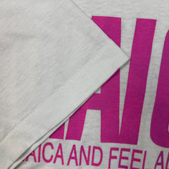 Vintage 90s Jamaica T Shirt Mens XL White Feel All Right Single Stitched Tee