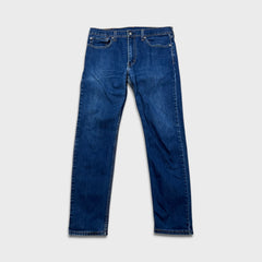 Levi's 502 Jeans Mens 36x32 Blue Regular Taper Fit Stretch Medium Wash Denim Pants