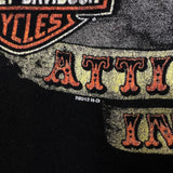 2013 Harley Davidson Sleeveless Mens XL Black Attitude Flame Skull Tank Top