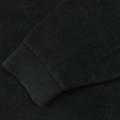 Vintage 90s Nautica Competition Fleece Mens Large Black USA 1/4 Zip Pullover Jacket