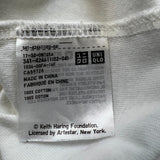 Uniqlo UT Keith Haring Art T Shirt Mens Medium White Four Panel Graphic Tee