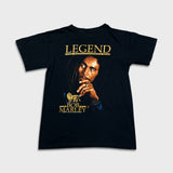 Vintage 2005 Bob Marley T Shirt Mens Small Black Legend Zion Short Sleeve Band Tee