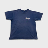 Vintage 90s Body Glove T Shirt Mens XL Blue Hermosa Beach CA Surf Sun Faded Tee