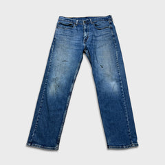 Levi's 505 Jeans Mens 34x30 Blue Regular Fit Straight Leg Medium Wash Denim Pants