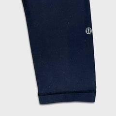 Lululemon Wunder Under Crop Pants Womens Size 4 Black Athletic Yoga Leggings