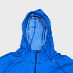 Lululemon Metal Vent Tech Half Zip Hoodie Mens Large Blue Athletic Lightweight Pullover
