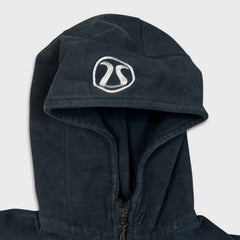 Lululemon Scuba Hoodie Womens Size 8 Black Full Zip Sports Hooded Sweater