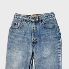 Vintage 90s Levi's 531 Jeans Womens 24x30 High Rise Taper Leg Light Wash Denim Pants