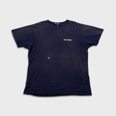 Vintage 90s Ralph Lauren Polo Sport T Shirt Mens Medium Blue Spell Out Faded Tee