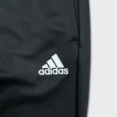 Adidas Track Pants Mens Medium Black Essential 3 Stripe Training Athletic Jogger