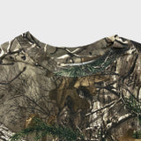 Realtree Pocket T Shirt Mens Medium Green Woodland Camo Hunting Tee