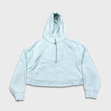 Lululemon Scuba Oversized 1/2 Zip Hoodie Womens Medium Blue Athletic Pullover