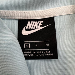Nike Sportswear Hoodie Womens Small Blue Tech Fleece Full Zip Hooded Sweater