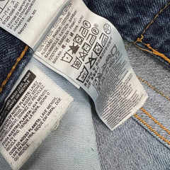 Levi's 550 Jeans Mens 36x32 Blue Relaxed Fit Straight Leg Medium Wash Baggy Denim Pants