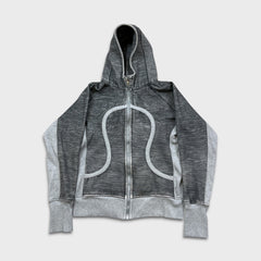 Lululemon Scuba Hoodie Womens Medium Gray Full Zip Sports Hooded Sweater