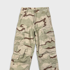 Vintage Y2K Rothco Pants Mens 27x32 Beige Ultra Army Military Camo Tactical Cargo