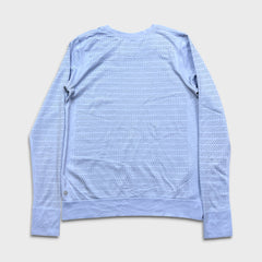 Lululemon Breeze By Long Sleeve Shirt Womens Small Blue Athletic Lightweight Top