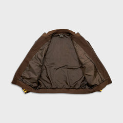 Vintage LRG Lifted Research Group Varisty Jacket Mens Medium Brown Y2K Letterman