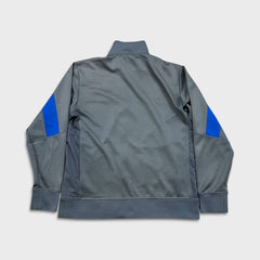 Nike Sportswear Sweatshirt Mens Medium Gray Swoosh Full Zip Tracksuit Top