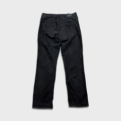 Levi's 314 Jeans Womens 32x30 Black Shaping Straight Dark Wash Stretch Denim Pants