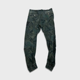 G-Star Raw Pants Mens 29x28 Green Camo Powel 3D Tapered Cuffed Cargo Trousers