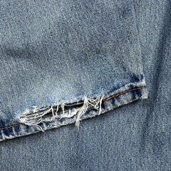 Levi's 505 Jeans Mens 34x30 Blue Regular Fit Straight Leg Light Wash Denim Pants