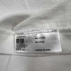 KAWS x Uniqlo x Peanuts Joe Kaws Yawn Outline Tee Mens Small White Graphic Tee