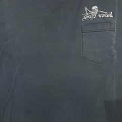 Vintage 90s Dead Stroke Billiards T Shirt Mens XL Black Top Dog I Own The Kennel Tee