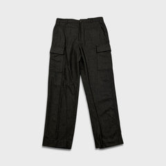 Harry Rosen Dress Pants Mens 32x30 Brown Wool Cargo Utility Trousers Tailored