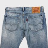 Levi's Hi Ball Jeans Mens 36x27 Blue Regular Fit Distressed Light Wash Denim Pants