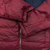 Tommy Hilfiger Jacket Mens Medium Red Reversible Down Puffer Heavy Coat