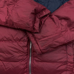 Tommy Hilfiger Jacket Mens Medium Red Reversible Down Puffer Heavy Coat