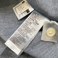 Levi's Denim Shirt Mens Medium Blue Dark Wash Casual Western Jean Button Up