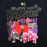 October's Very Own x Toronto Raptors T Shirt Mens Large Black Sour Patch Kids Glow Up Halloween Tee