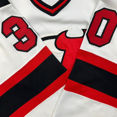Vintage 90s CCM New Jersey Devils Martin Brodeur #30 Hockey Jersey Mens Medium White
