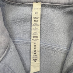 Lululemon Scuba Oversized 1/2 Zip Hoodie Womens Small Blue Hooded Sweater