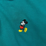 Vintage 90s Disney Originals Mickey Mouse Polo Shirt Mens XL Blue Short Sleeve